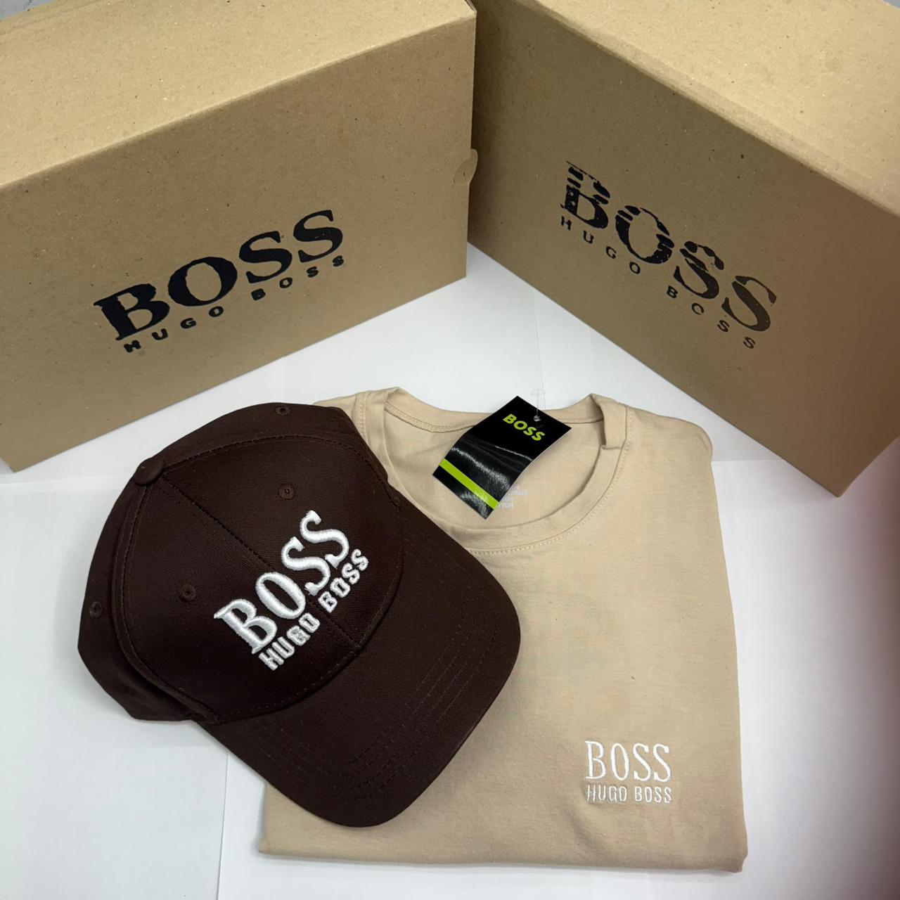 Combo Camiseta + Gorra Hugo Boss — ¡Estilo y Elegancia en Cada Detalle! 👕🧢