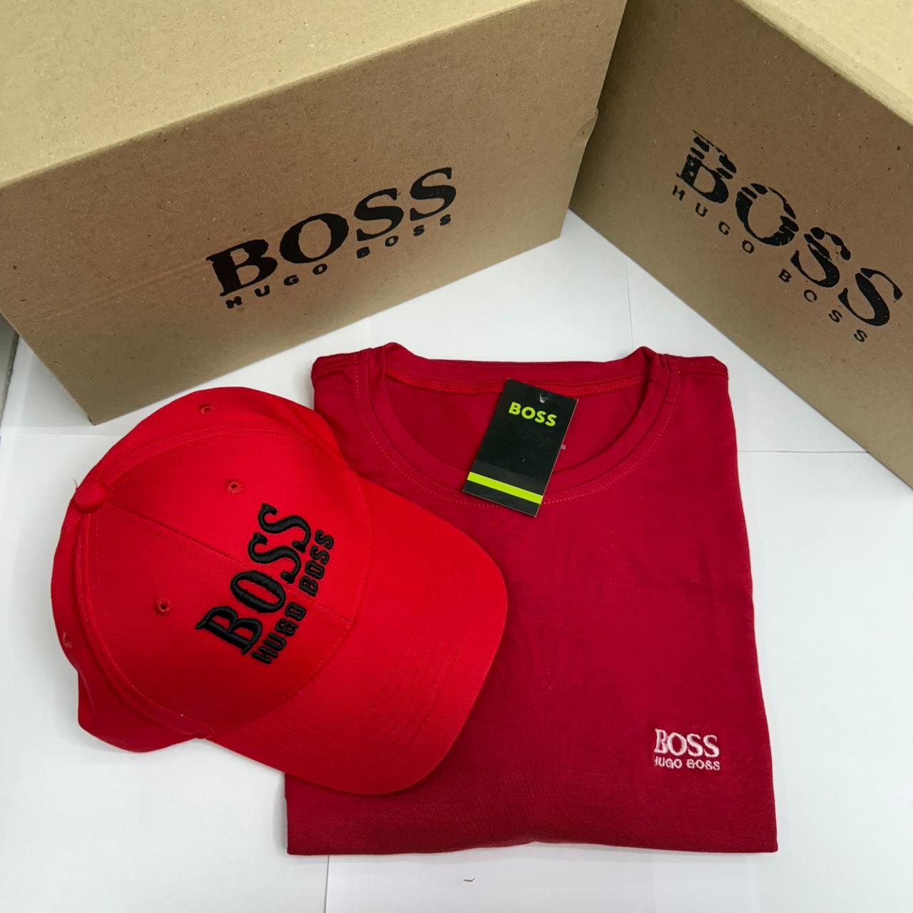 Combo Camiseta + Gorra Hugo Boss — ¡Estilo y Elegancia en Cada Detalle! 👕🧢
