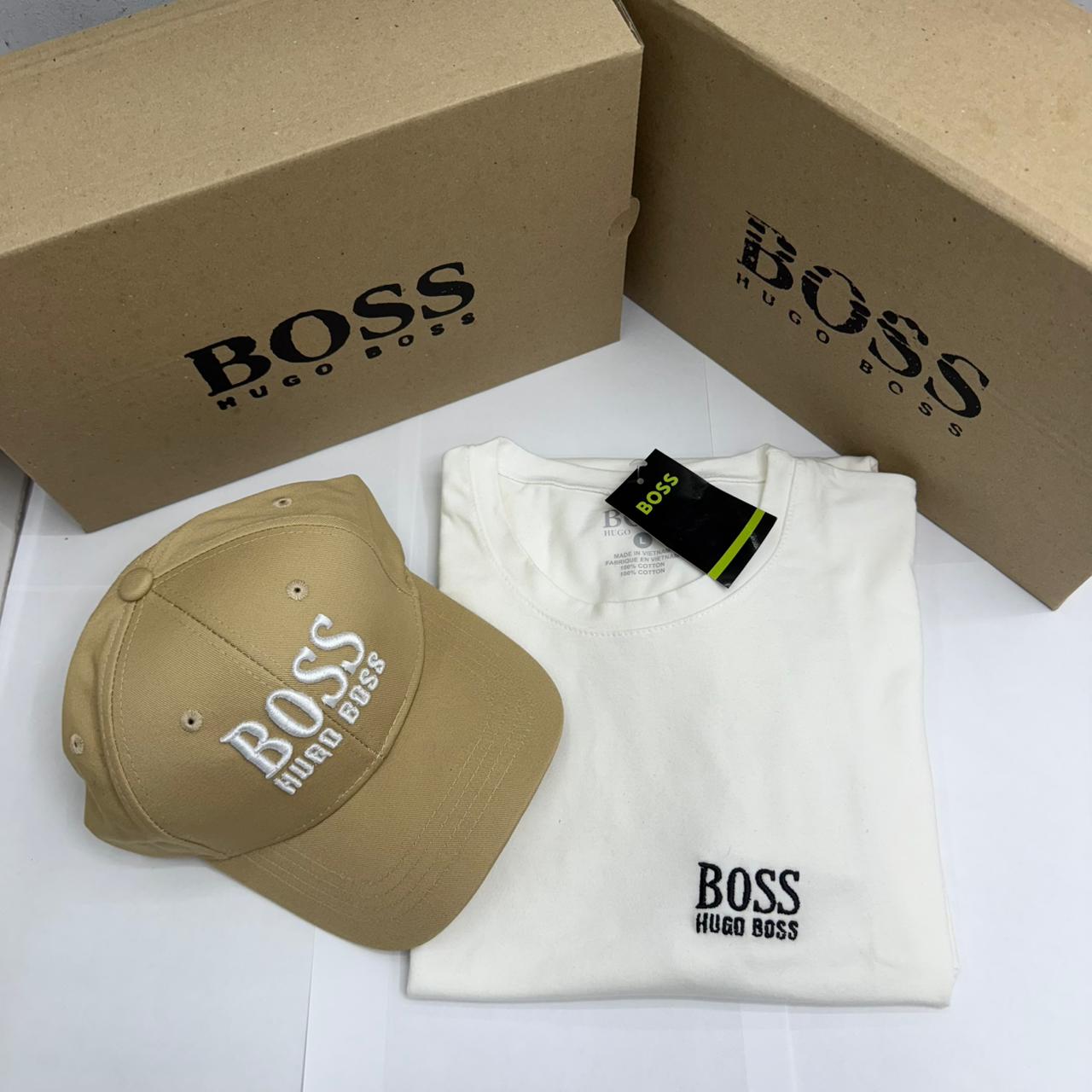 Combo Camiseta + Gorra Hugo Boss — ¡Estilo y Elegancia en Cada Detalle! 👕🧢